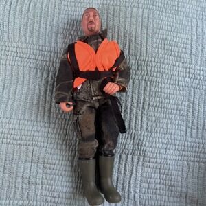 Hunter Dan American Sportsman 8" Action Figure With Camo Clothes Orange Hat